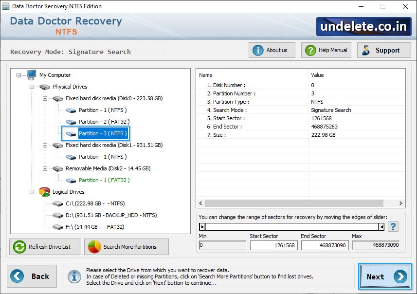 NTFS Data Recovery